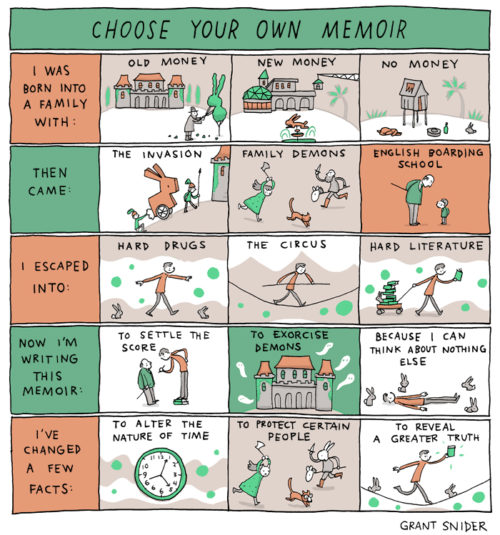 Choose Your Own Memoir (Grant Snider)